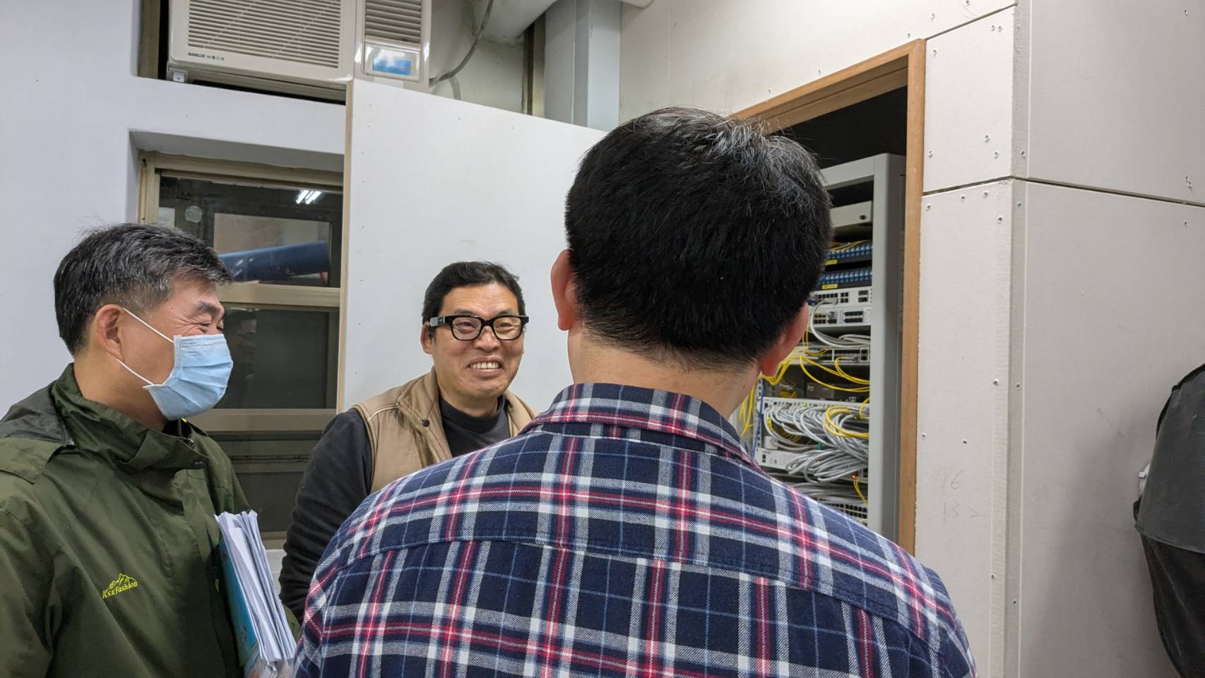 參觀機房